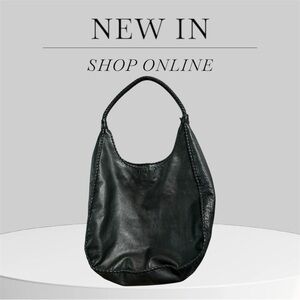 Margot Classic Black Hobo Bag